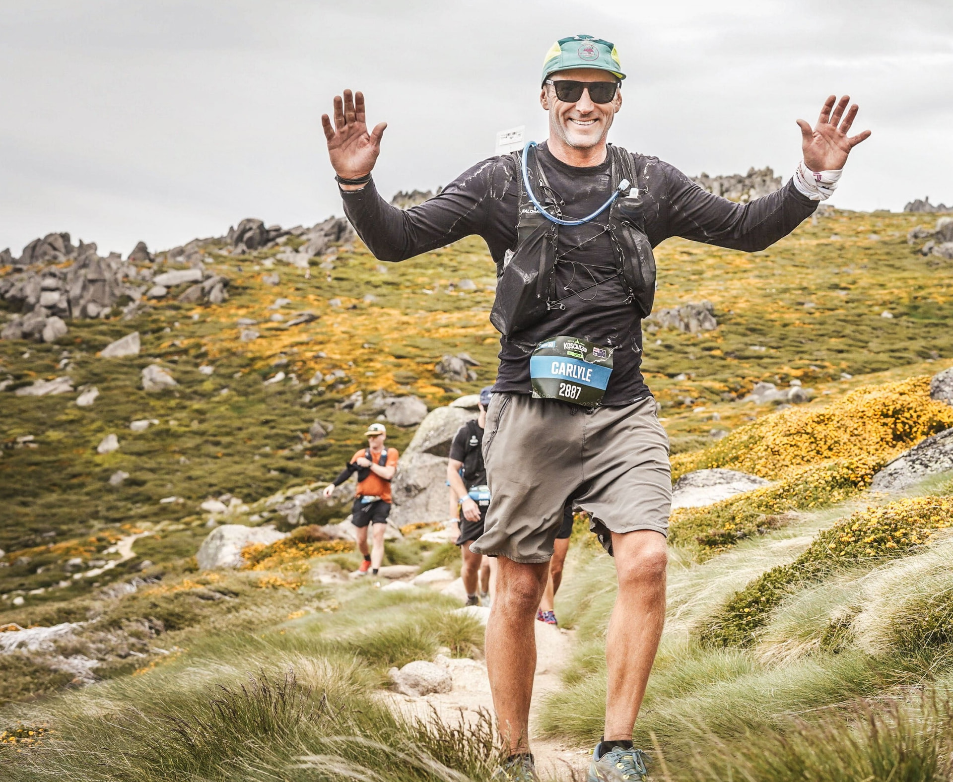 Carlyle Jenkins running the UTMB Kosciuszko course in 2023